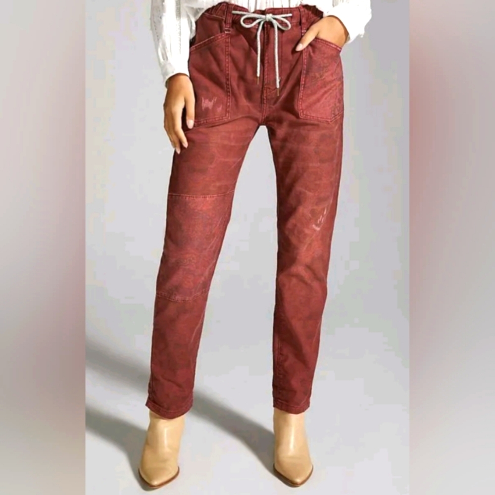 Anthropologie Pilcro Trailblazer Patchwork Pants Cargo Patch Pockets